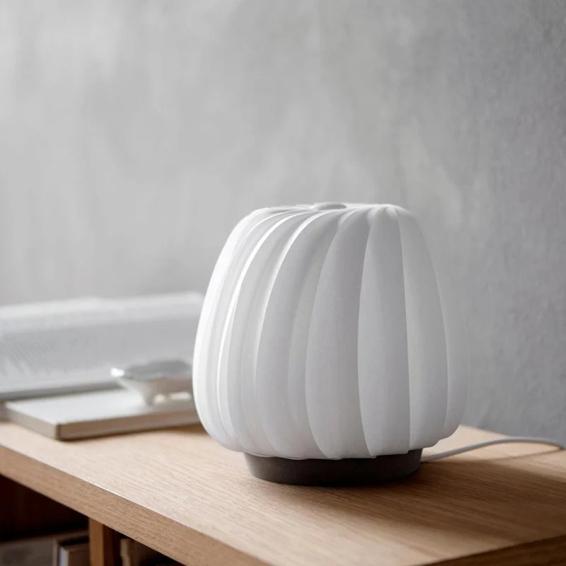 ST906 Mini Bordlampe Ø18 Tom Rossau - Hvid Coated Papir