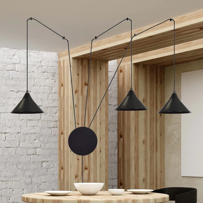 Applique Filaire Noire