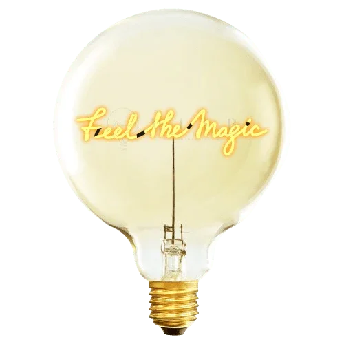 Ampoule décorative LED “Feel The Magic” – Message In The Bulb
