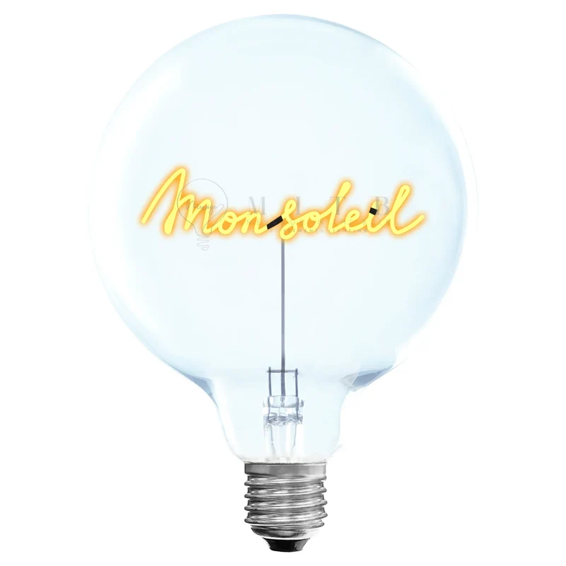 Ampoule décorative LED sans Fil "Mon Soleil" - Message In The Bulb