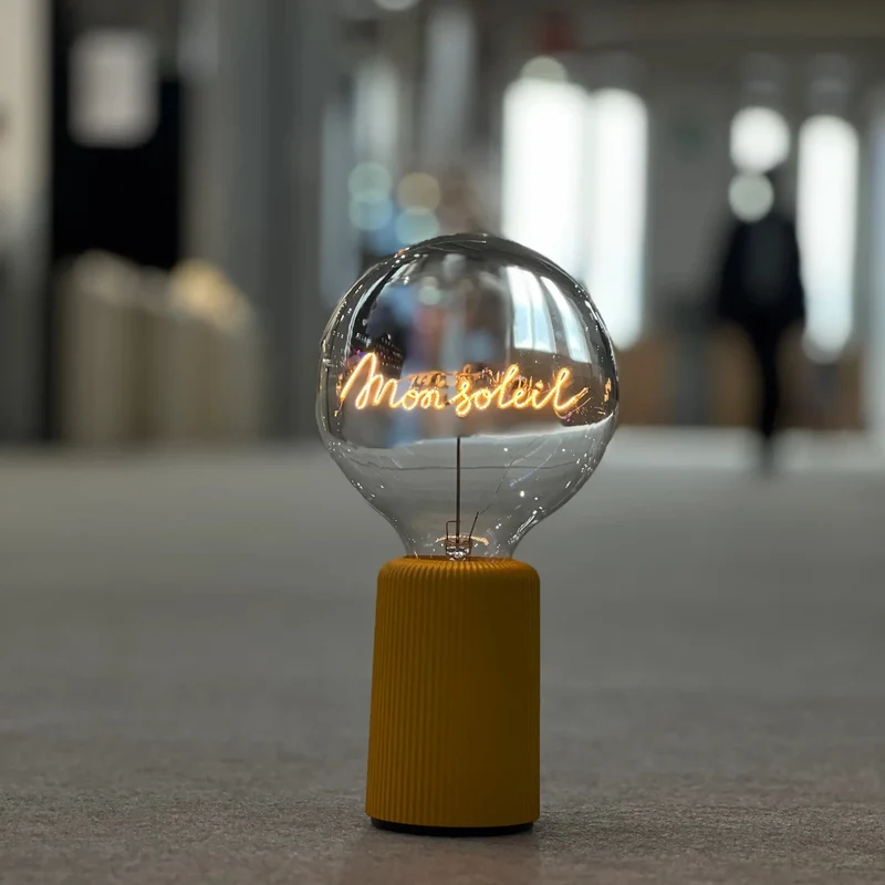 Ampoule décorative LED sans Fil "Mon Soleil" - Message In The Bulb