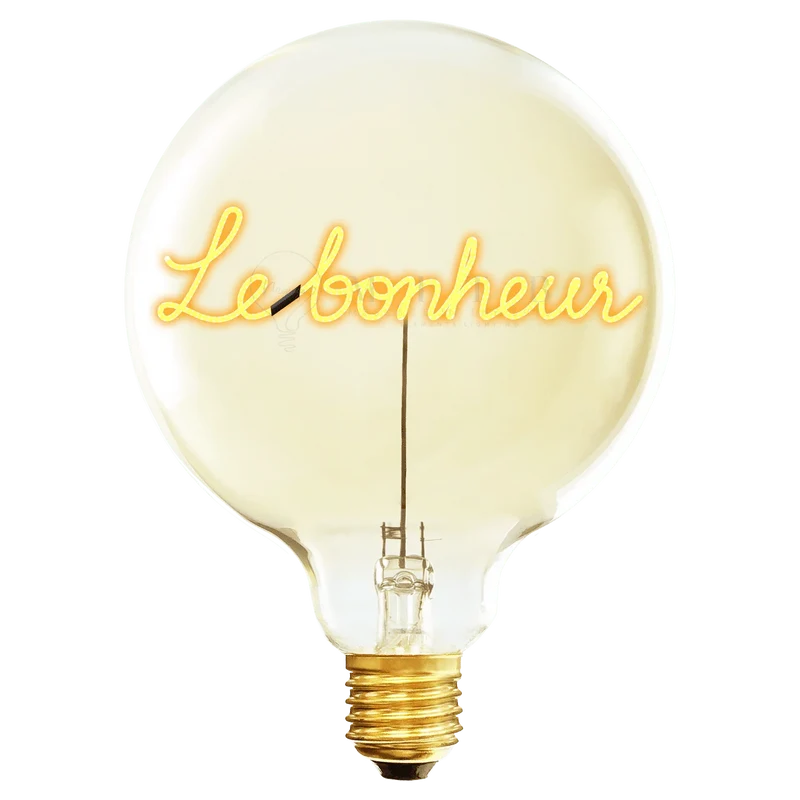 Ampoule décorative LED "Le Bonheur" - Message In The Bulb