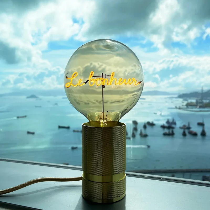 Ampoule décorative LED "Le Bonheur" - Message In The Bulb