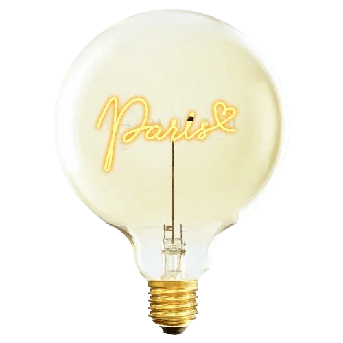 Ampoule décorative LED "Love Paris" - Message In The Bulb