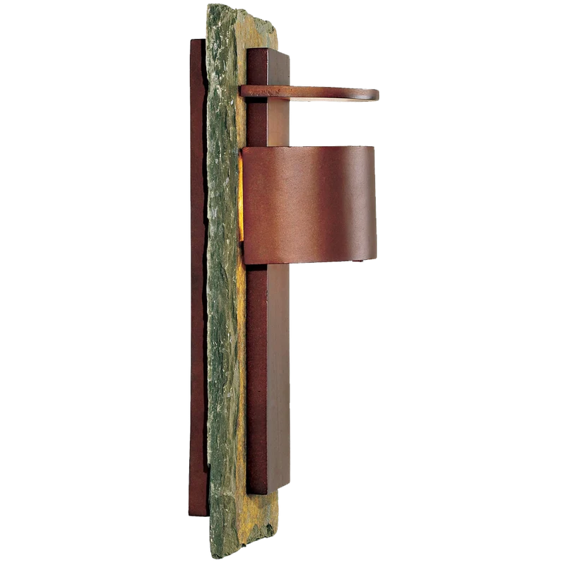 Kembra Slate Copper 19high Outdoor Wall Sconce