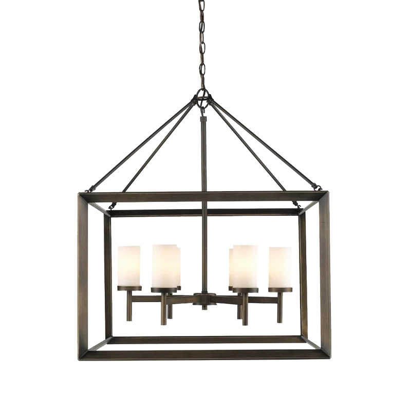 Golden Lighting 2073 6 Smyth 6 Light Chandelier