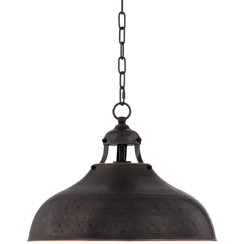 Essex 16wide Dyed Copper Metal Pendant Light