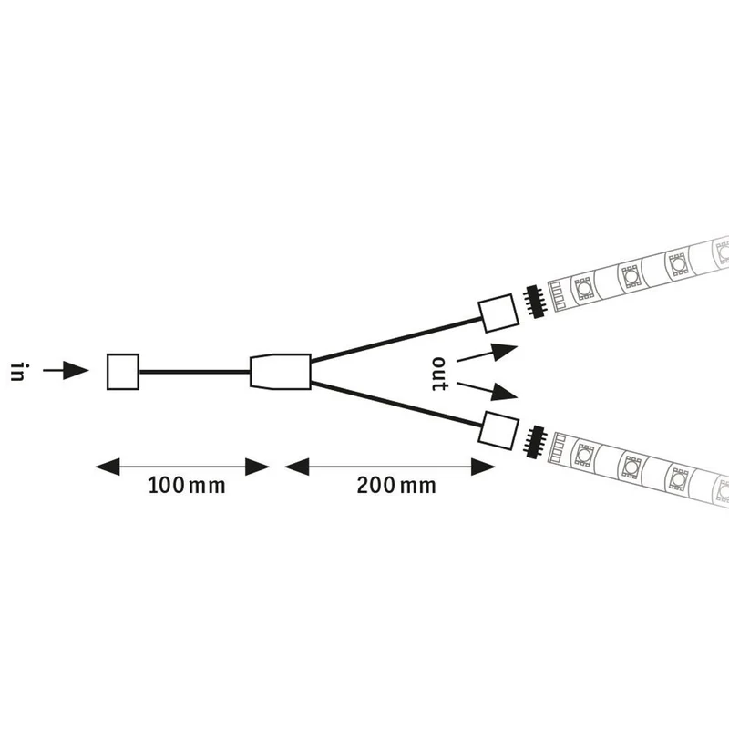 MaxLED Verbinder Kabel Y-Splitter