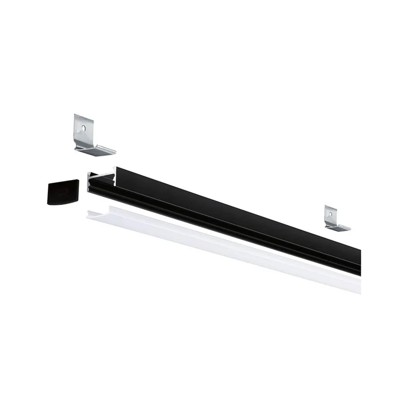 LED Strip Profil Square 2m Schwarz