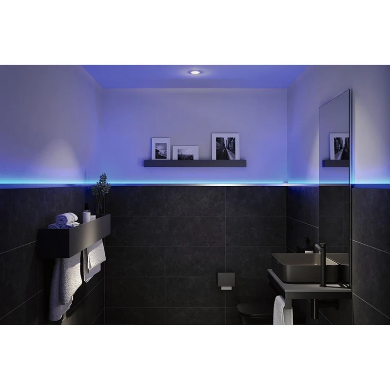 LumiTiles LED Strip 1m Aufbauprofil Top Alu-Eloxiert