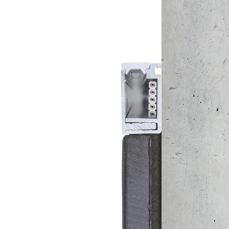 LumiTiles LED Strip 1m Aufbauprofil Top Alu-Eloxiert