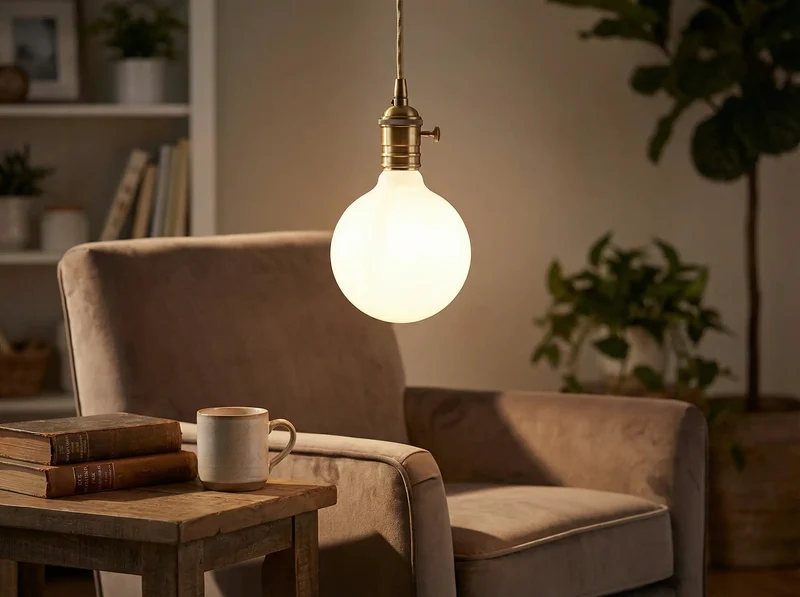 Ampoule globe G95 60W E27 – Verre opalin à incandescence