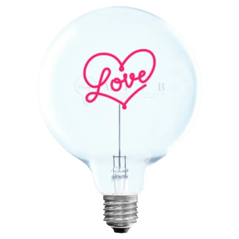 Ampoule décorative LED sans fil "Love" - Message In The Bulb