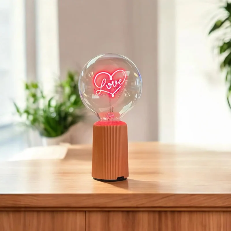 Ampoule décorative LED sans fil "Love" - Message In The Bulb
