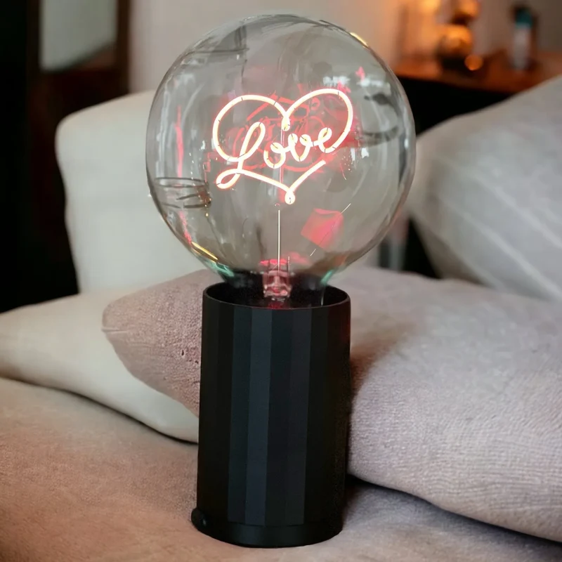 Ampoule décorative LED sans fil "Love" - Message In The Bulb