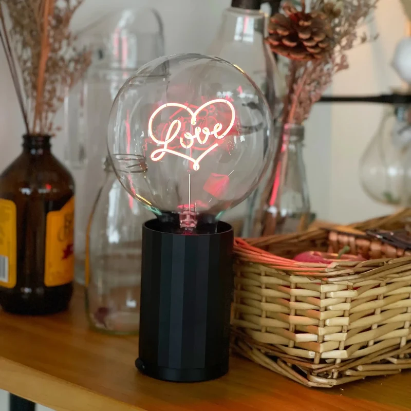 Ampoule décorative LED sans fil "Love" - Message In The Bulb