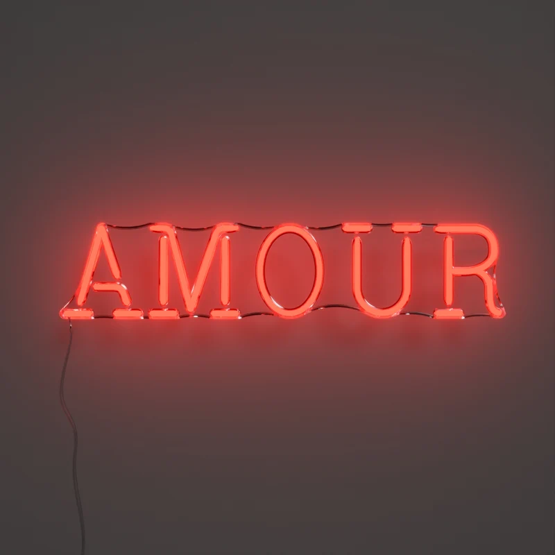 Amour, signe en néon LED