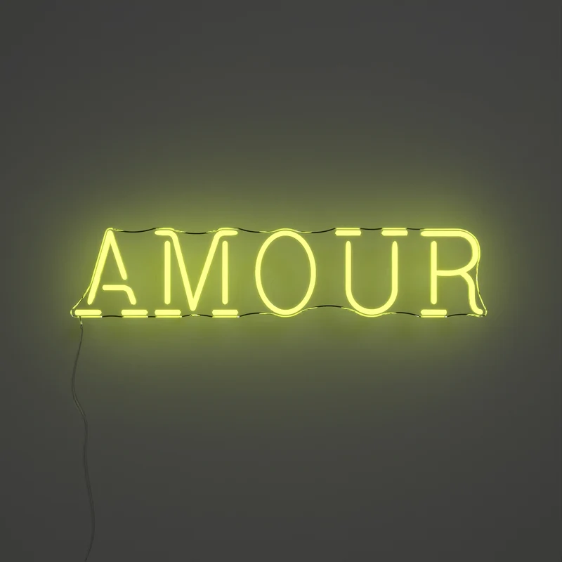 Amour, signe en néon LED