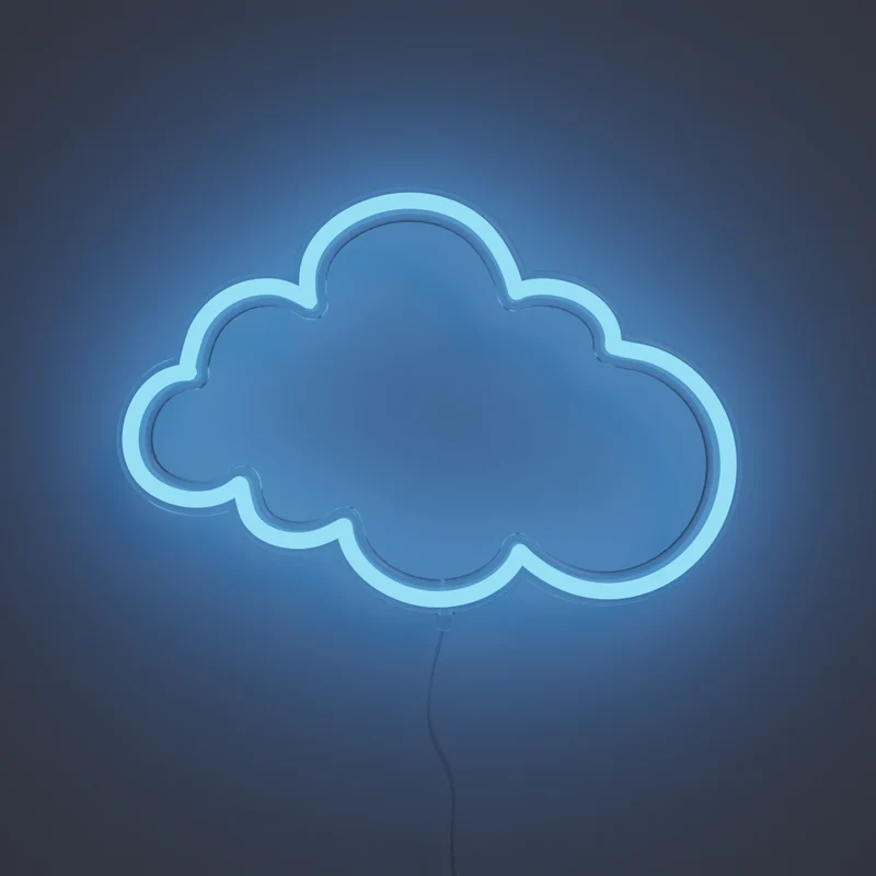 Cloud, signe en néon LED