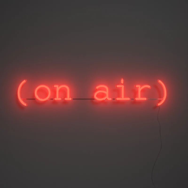 On air, signe en néon LED
