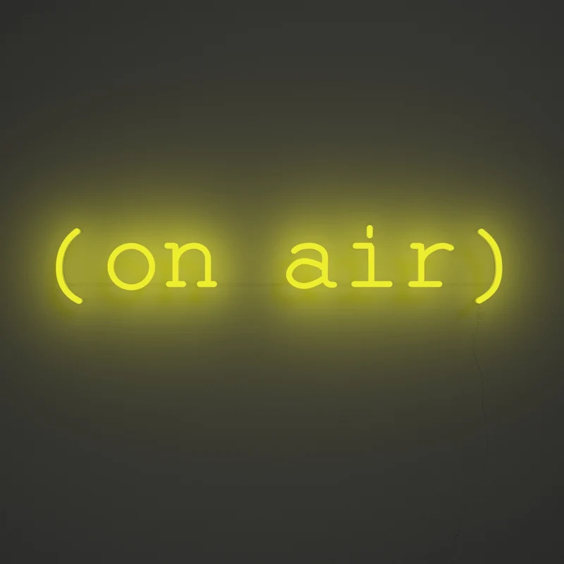 On air, signe en néon LED
