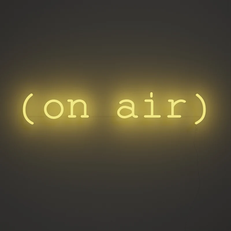 On air, signe en néon LED