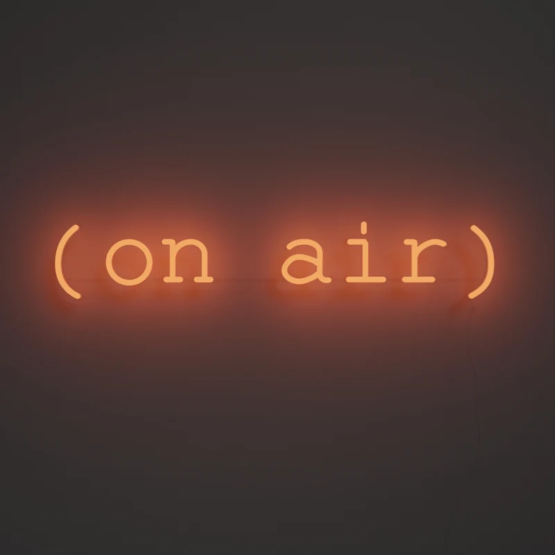 On air, signe en néon LED
