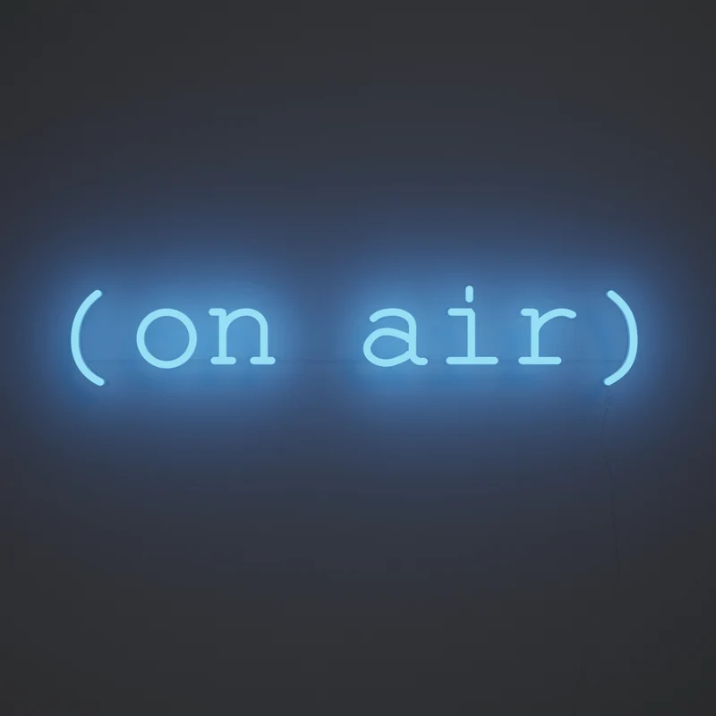 On air, signe en néon LED