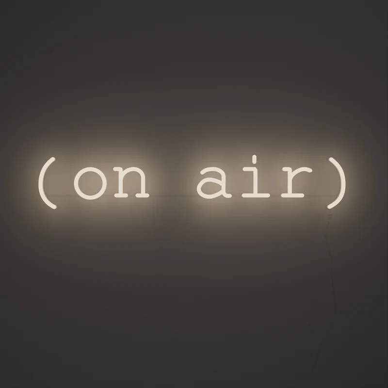 On air, signe en néon LED