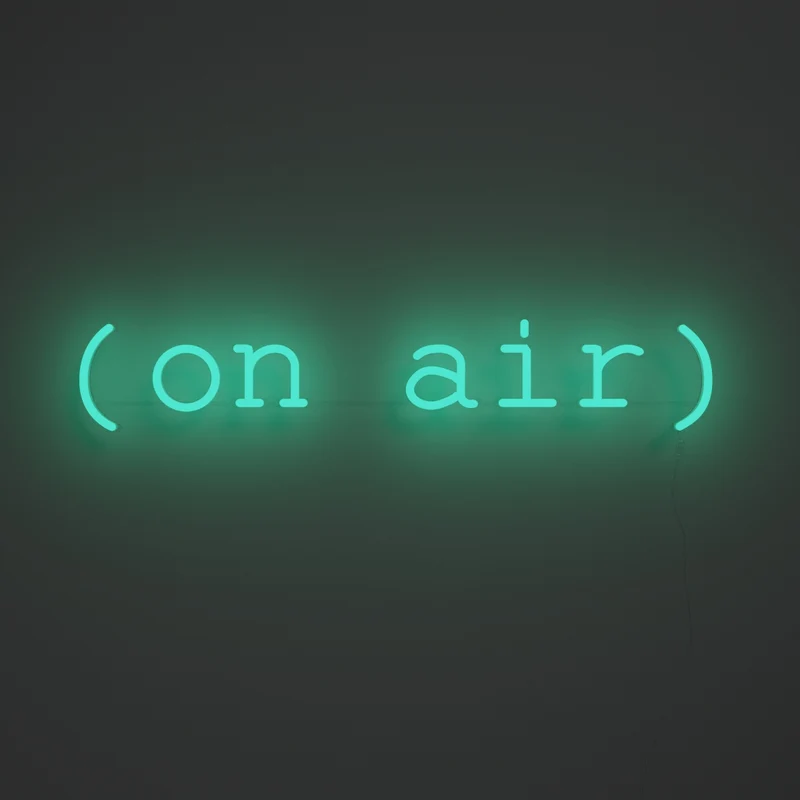 On air, signe en néon LED