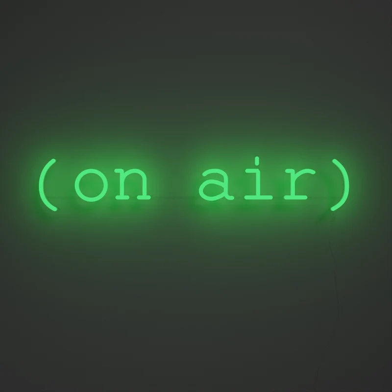 On air, signe en néon LED