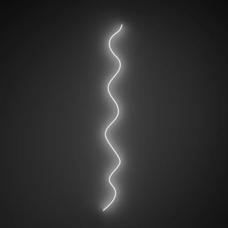 Squiggle by 2LG, signe en néon LED