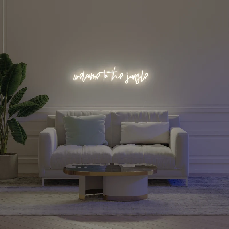 Welcome to the jungle - Signe en néon LED
