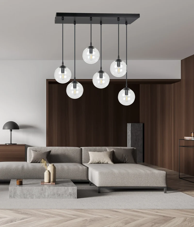 Luminaire Suspension 6 Ampoules