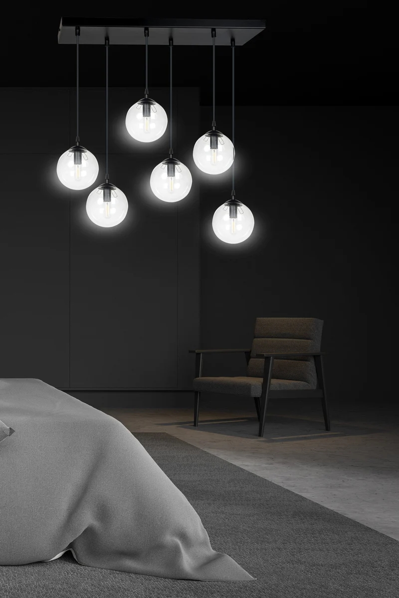 Luminaire Suspension 6 Ampoules