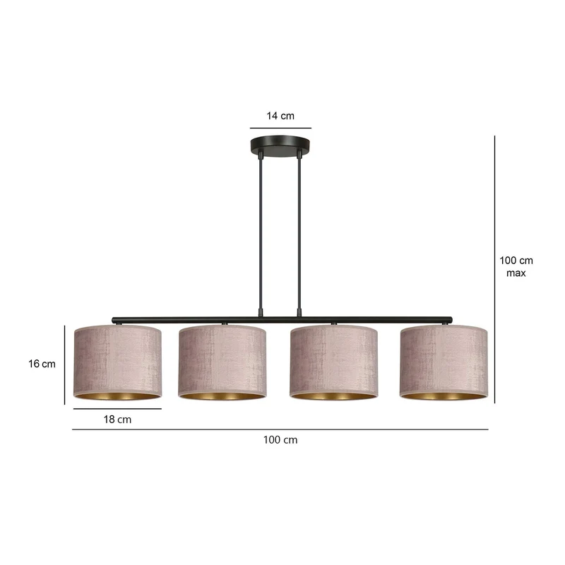 Luminaire Rose