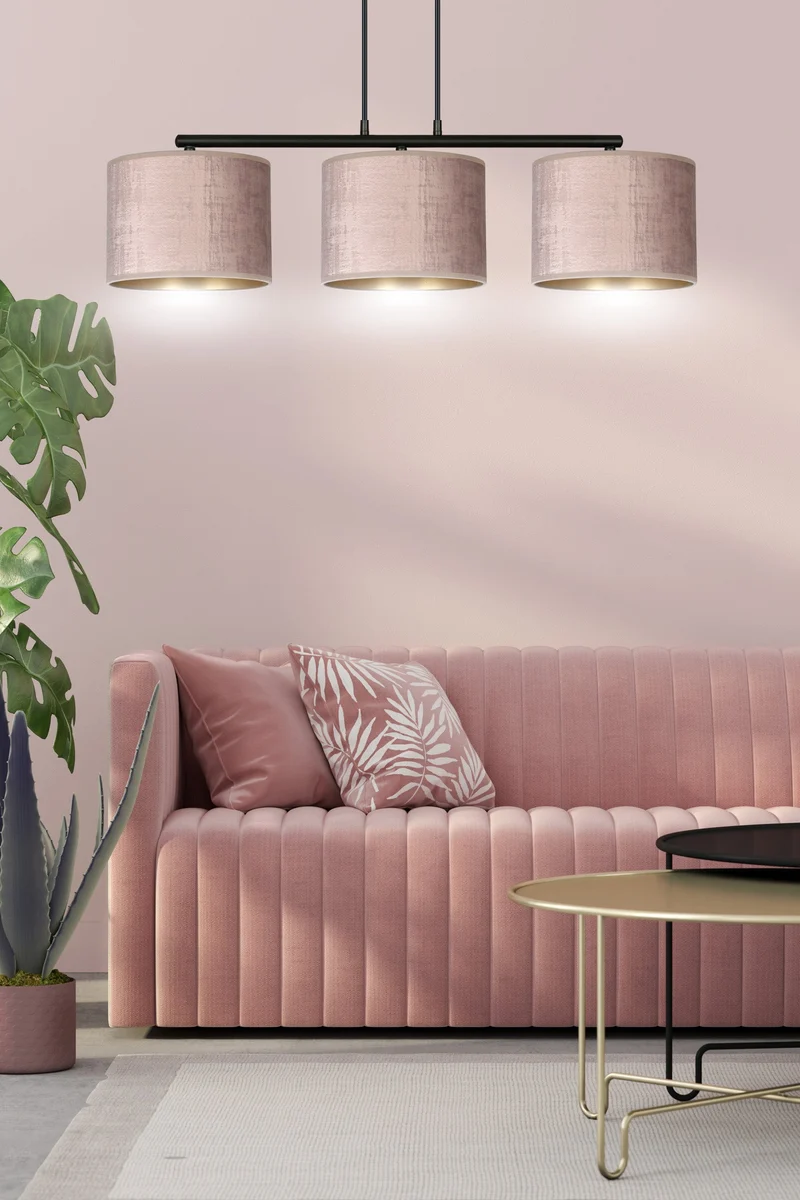 Suspension Luminaire Rose Pale