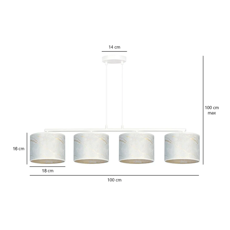 Broddi 4 Wh Marbel White