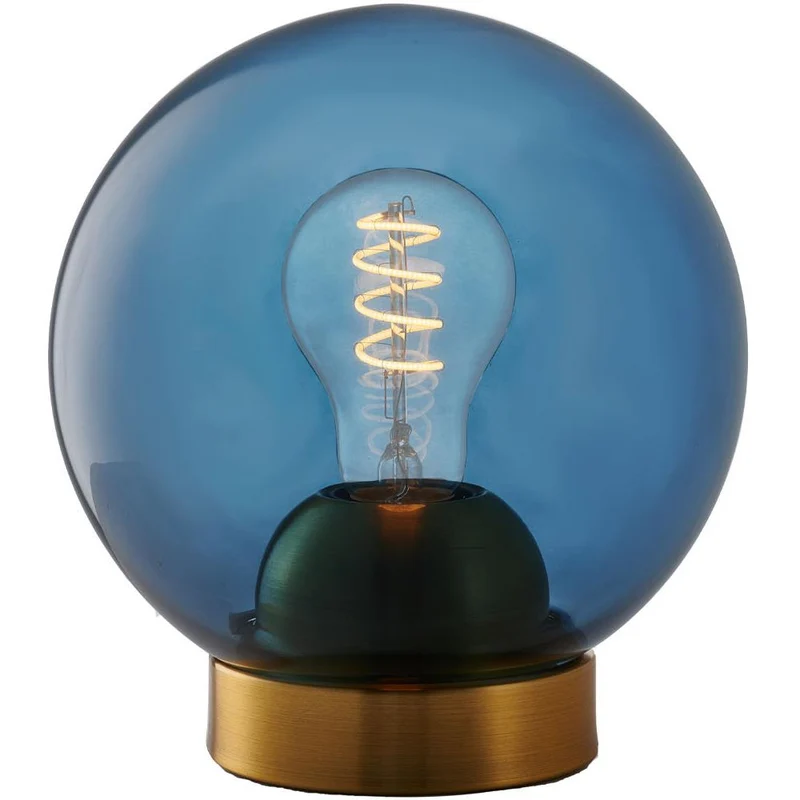 Bubbles Bordlampe Ø18 Blå