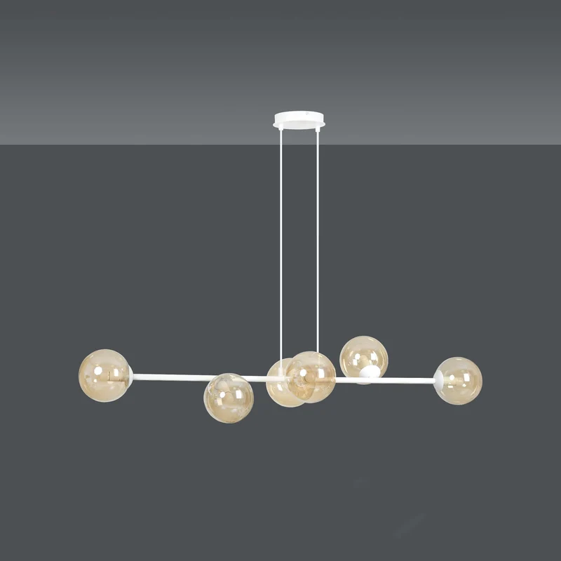 Suspension Verre Ambré