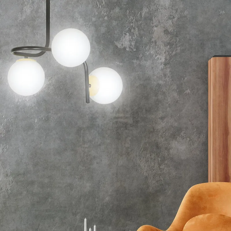 Plafonnier Design Noir