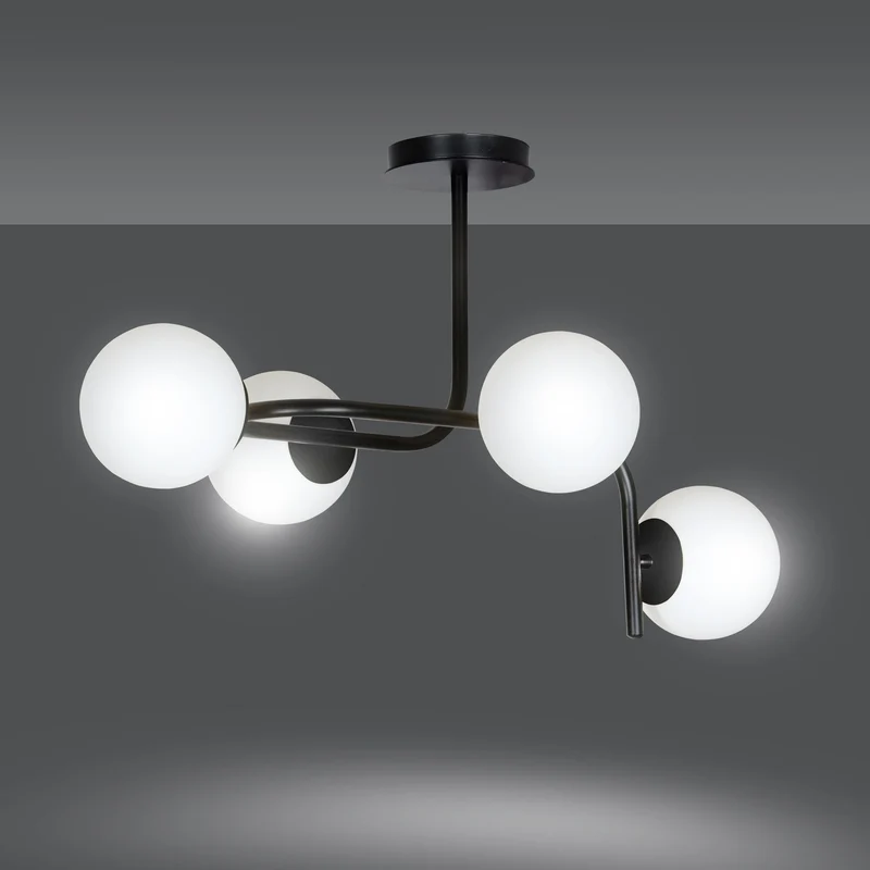 Luminaire Boule Verre Blanc