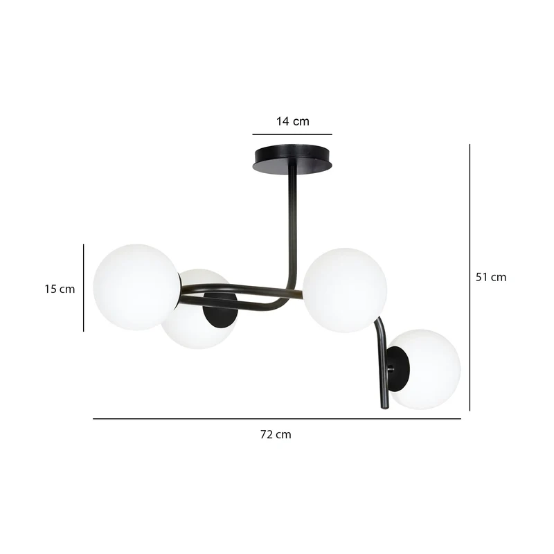 Luminaire Boule Verre Blanc