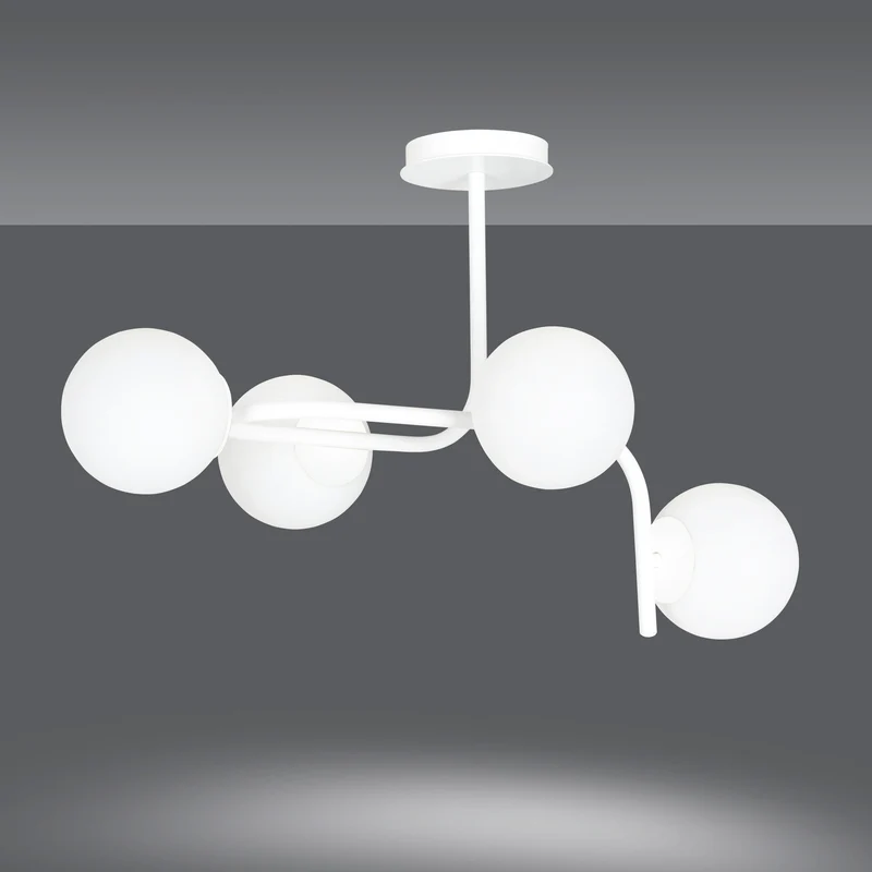 Luminaire Verre Blanc