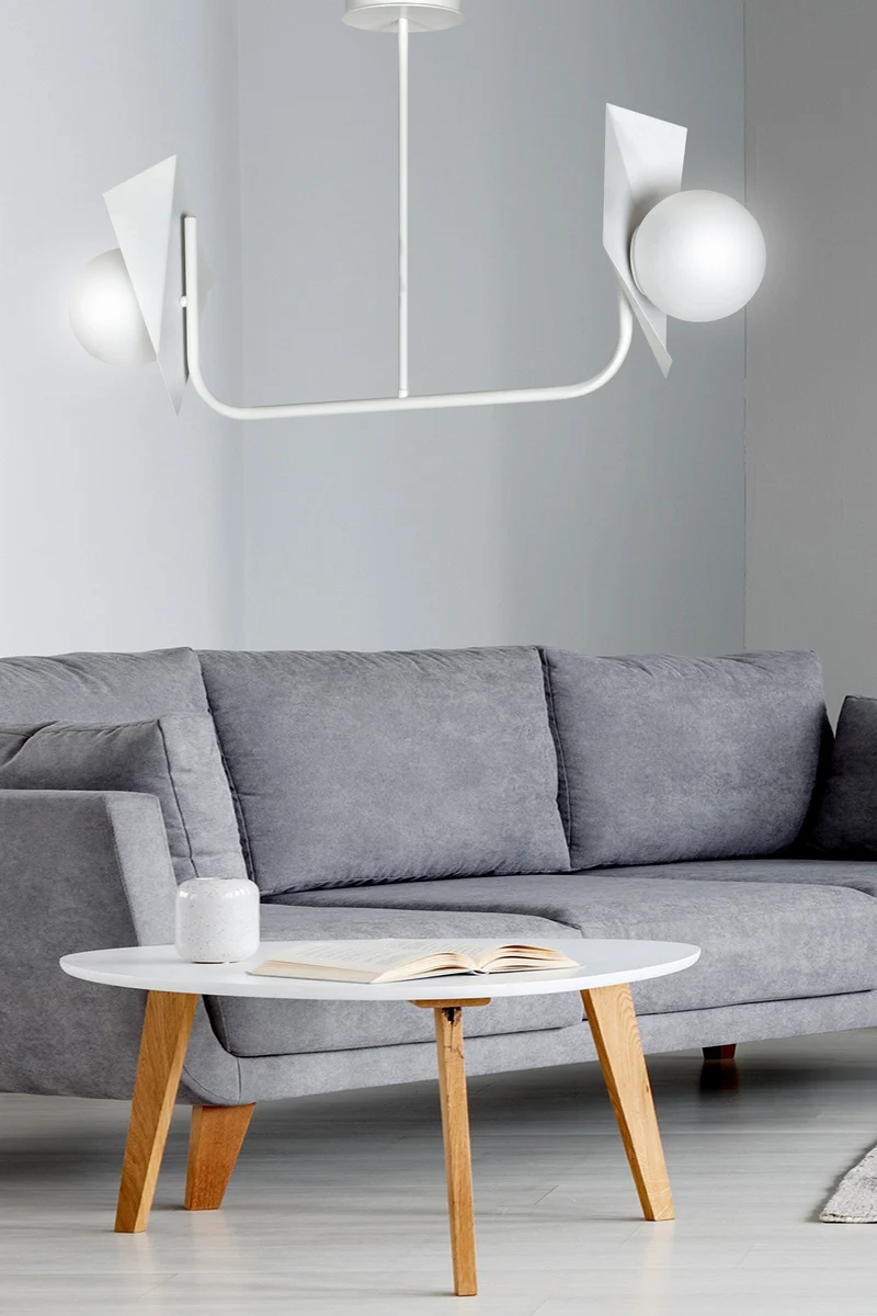 Luminaire Blanc Salon