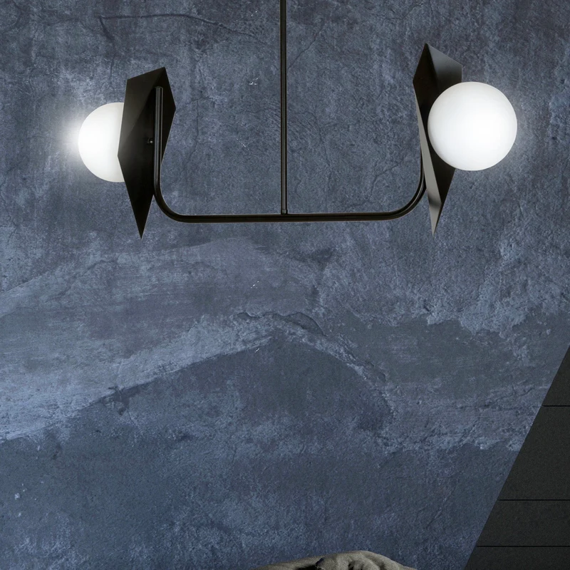 Plafonnier Noir Moderne