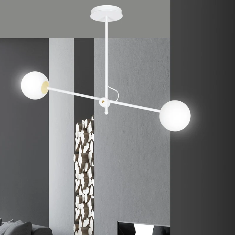Plafonnier Design Blanc