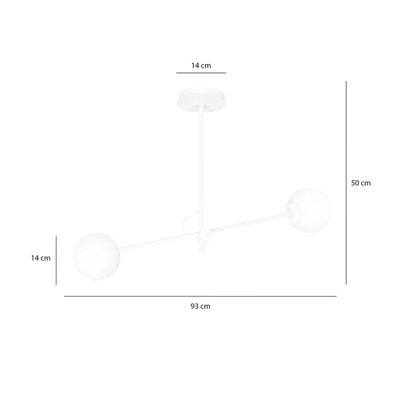 Plafonnier Blanc Design