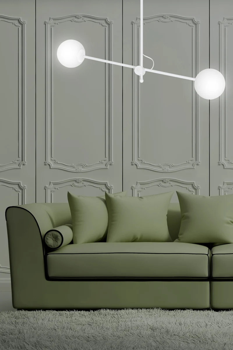Plafonnier Blanc Design