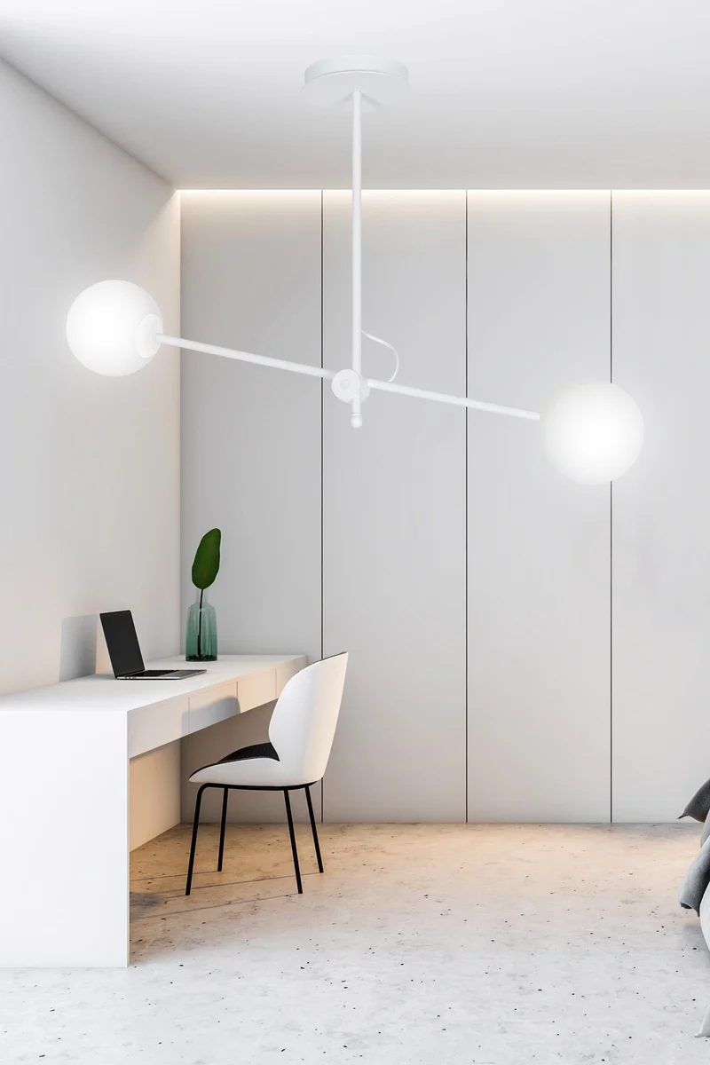 Plafonnier Blanc Design